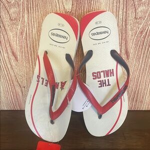 New Men’s Havaianas MLB Angels Flip Flops